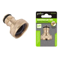 CONNETTORE UNIVERSALE PER RUBINETTO 3/4" ADATTATORE RAPIDO TUBO GIARDINO 57053