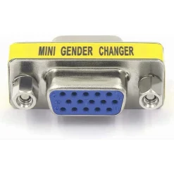 CONNETTORE VGA FEMMINA A FEMMINA VIDEO 720P ADATTATORE PROLUNGA CAVO TV C-058