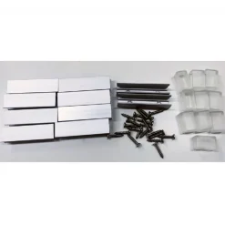 CONNETTORI GOMMINI E 10 PORTA LED PROFILO A U 5CM PER STRIPLED IMPERMEABILE VITI