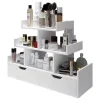 CONTENITORE BOX ESPOSITORE PER TRUCCO ORGANIZER PORTA COSMETICI MAKE UP ROSSETTO CASSETTI