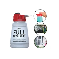 CONTENITORE DETERGENTE PULIZIA VETRI AUTO POMPA PULISCI FINESTRE FULLER CRYSTAL