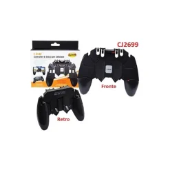 CONTROLLER DI GIOCO PER CELLULARE SMARTPHONE IMPUGNATURA FLIP A 6 DITA CJ2699