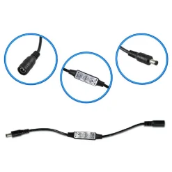 CONTROLLER STRISCE LED DIMMERABILE CON CONNETTORE JACK 5MM MASCHIO A FEMMINA