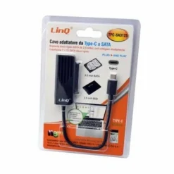 CONVERTITORE ADATTATORE DA HARD DISK USB TYPE-C A SATA A 15PIN 2,5" HDD TPC-SA3125
