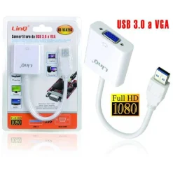 CONVERTITORE ADATTATORE VIDEO DA USB 3.0 MASCHIO A VGA FEMMINA 1080P U3-VGA263