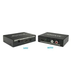 CONVERTITORE ESTRATTORE HDMI AUDIO VIDEO 4K HDMI 2X RCA TOSLINK MAXTECH HD-HFLR