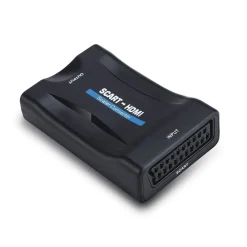 CONVERTITORE VIDEO HD AV ADATTATORE DA SCART A HDMI 720P 1080P AUDIO COASSIALE