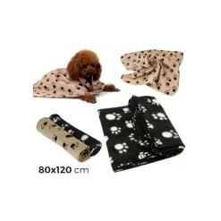COPERTA IN PILE PER ANIMALI DOMESTICI 80X120CM COPEERTINA CANE CALDO INVEERNO