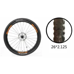 COPERTONE RUOTA PNEUMATICO GOMME PER BICI BICICLETTA MTB BIKE 26×2.125 ZX-8107