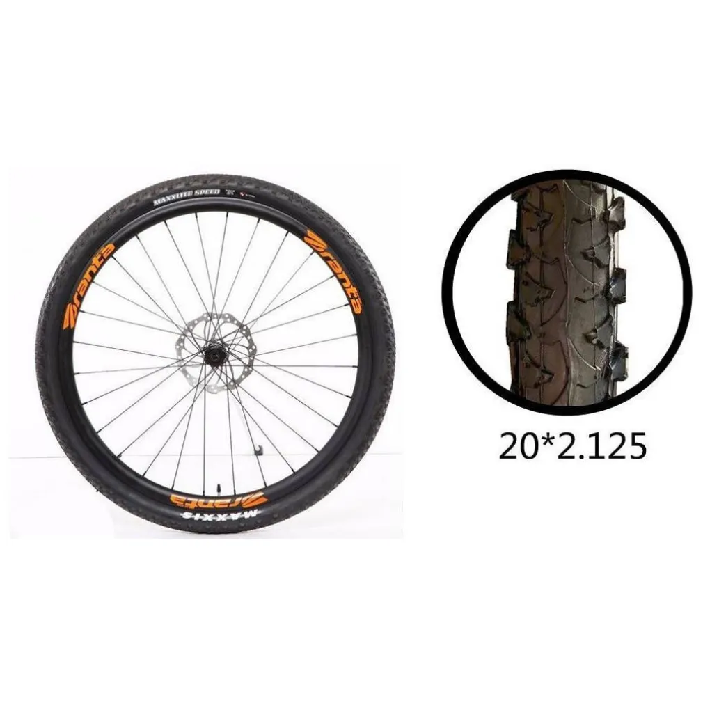 COPERTONE RUOTA PNEUMATICO GOMME PER BICI BICICLETTA MTB BIKE 20×2.125 ZX-8103