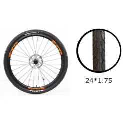 COPERTONE RUOTA PNEUMATICO GOMME PER BICI BICICLETTA MTB BIKE 24×1.75 ZX-8104