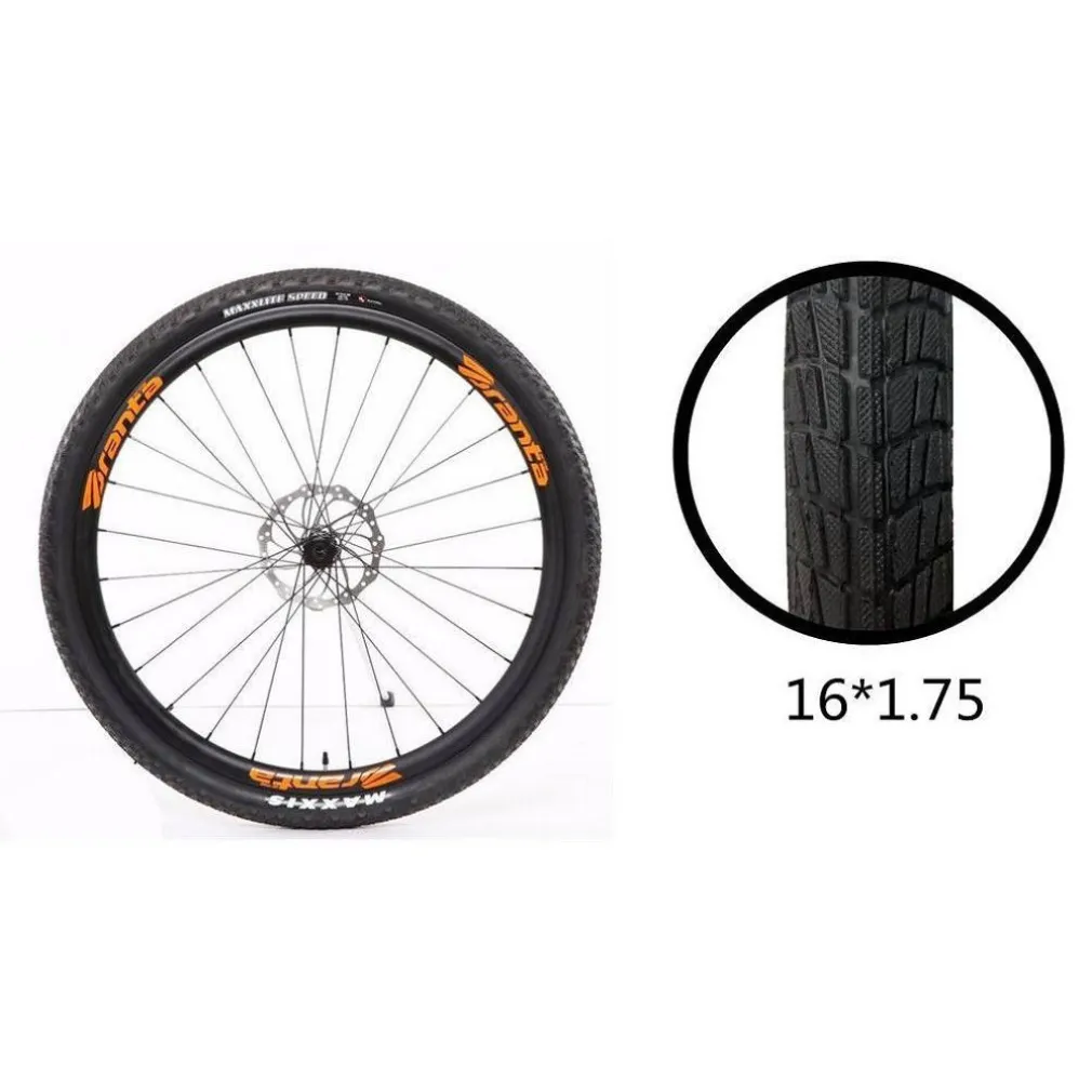 COPERTONE RUOTA PNEUMATICO GOMME PER BICI BICICLETTA MTB BIKE 16×1.75 ZX-8101