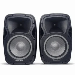 COPPIA CASSE AUDIO AMPLIFICATE 2000W EXTREME SOUND 12