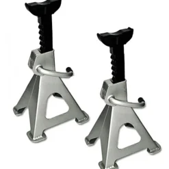 COPPIA CAVALLETTI 3 TON ALTEZZA REGOLABILE 3000 KG SOLLEVA AUTO FURGONE CRIC