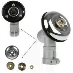 COPPIA CONICA TESTINA DECESPUGLIATORE UNIVERSALE 9 DENTI TUBO 26MM RICAMBIO 0527