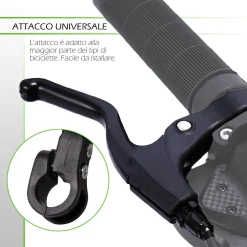 COPPIA DI LEVE FRENI IN RESINA PER BICICLETTA BICI ATTACCO UNIVERSALE XC-2615