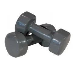 COPPIA DI MANUBRI IN VINILE DA 9 KG OGNUNO MANUBRI PESI PALESTRA FITNESS