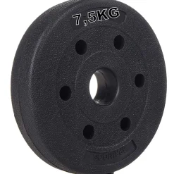 COPPIA DISCHI DUMMBELL PESI DISCO PER BILANCIERE MANUBRI DA 7,5 KG BODYBUILDING