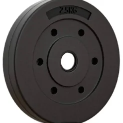 COPPIA DISCHI DUMMBELL PESI DISCO PER BILANCIERE MANUBRI DA 2,5KG BODYBUILDING