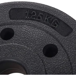 COPPIA DISCHI DUMMBELL PESI DISCO PER BILANCIERE MANUBRI DA 1,25KG BODYBUILDING