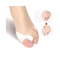 COPPIA DIVARICATORE IN GEL PER DITA DEI PIEDI CON DISTANZIALI ALLUCE VALGO 2 PZ