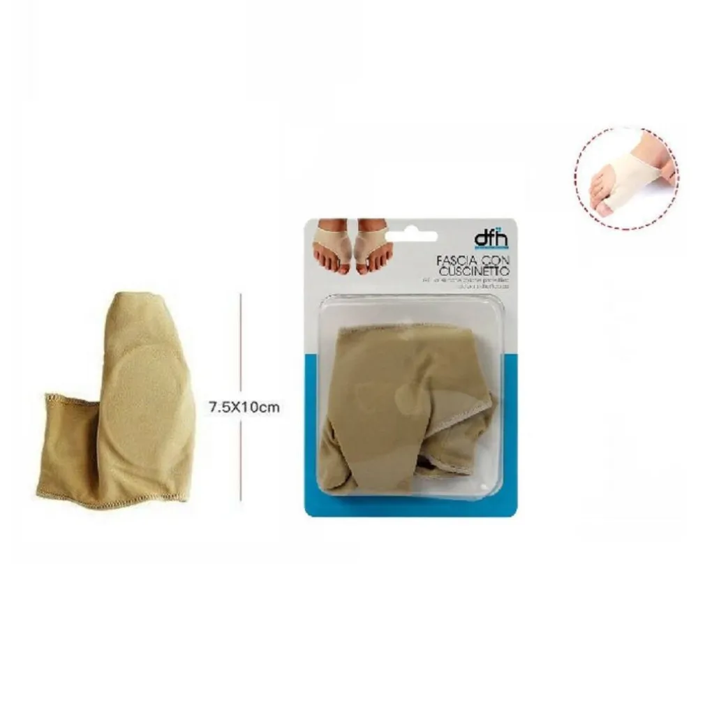 COPPIA FASCIA CUSCINETTO FASCE METATARSALI PROTEZIONE ALLUCE VALGO PIEDI 66771