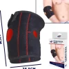 COPPIA GOMITIERA FASCIA ELASTICA SUPPORTO PER GOMITO SPORT ANALLERGICO ROSSO