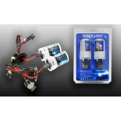 COPPIA LAMPADA H7 55W RICAMBIO KIT XENON 6000K LUCE LIGHT MAXTECH XENON-55W-H7