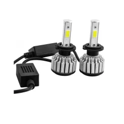 COPPIA LAMPADA 4s FARO HEADLIGHT H7 6000K LED 28W BULBI RICAMBI LUCE AUTO CAMPER