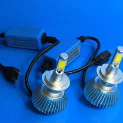 COPPIA LAMPADE A LED CREE FULL H7 PER AUTO 2800 LUMEN 6000K DIGITALE 12V 24V 30W