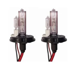 COPPIA LAMPADE BULBI KIT XENO H4-2 LAMPADINA AUTO LUCE RICAMBIO ANABBAGLIANTE
