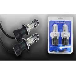 COPPIA LAMPADE H4 FARI AUTO H4-3 XENON LIGHT KIT 12V 55 W MAXTECH XENON-55W-H4-3