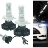 COPPIA LAMPADE LED AUTO FARI H4 X3 KIT LAMPADINE 50W 6000 LUMEN IP67