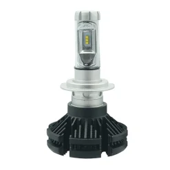 COPPIA LAMPADE LED AUTO FARI H7 X3 KIT LAMPADINE 50W 6000 LUMEN IP67