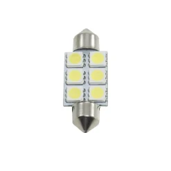 COPPIA LAMPADINA SILURO A LED SMD 5050 3.9MM RICAMBIO LUCI INTERRNE PER AUTO 12V