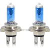 COPPIA LAMPADINE LAMPADE AUTO MOTO XENON H4 12V 100W 5500K C-6276