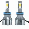 COPPIA LAMPADINE LED H11 AUTO LUCE BIANCA FREDDA 6500K 12000LM ATTACCO 40W T2-H11