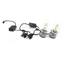 COPPIA LUCI LED SYSTEM AUTO H4 ABBAGLIANTE ANABBAGLIANTE 6000K 6S