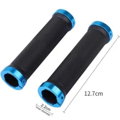 COPPIA MANICI MANOPOLE UNIVERSALI MANUBRIO ANTISCIVOLO PER BICICLETTA BICI MTB