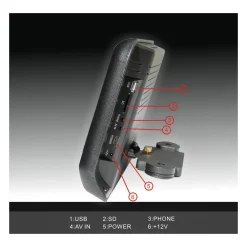COPPIA MONITOR DVD AV 9 POLLICI POGGIATESTA AUTO MONITOR UNIVERSALE USB SD AV