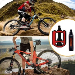 COPPIA PEDALI PER BICICLETTA CON RIFLETTORI LATERALI ATTACCO UNIVERSALE XC-2512