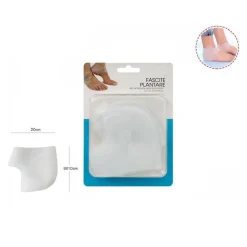 COPPIA PLANTARI FASCITE FASCE SILICONE CAVIGLIE PROTEZIONE PIANTA PIEDI 66772