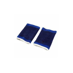 Coppia polsiera elastiche supporto per polso elastico anallergico protezione blu