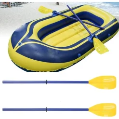 COPPIA REMI DI PLASTICA PAGAIA PER BARCA CANOA CANOTTAGGIO KAYAING 124 CM 017539