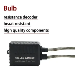 COPPIA RESISTENZE CAMBUS H7 FARI DECODER LED ERRORE CENTRALINA ANTISFARFALLIO