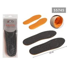 COPPIA SOLETTA SOLETTE SCARPE ANTIBATTERICHE PLANTARI PROTEZIONE TG. 35-45 55745