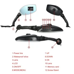 COPPIA SPECCHIETTI MOTO 2.4