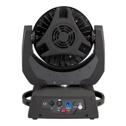 COPPIA TESTA MOBILE WASH LED 36X12W 18W RGBW A UV FLIGHT CASE POWERCON GANCI DMX