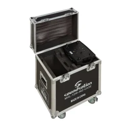 COPPIA TESTA MOBILE WASH LED 36X12W 18W RGBW A UV FLIGHT CASE POWERCON GANCI DMX