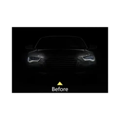 COPPIA TUBO FLESSIBILE FARI BICOLORE DRL LED LUCE DAYTIME BIANCA GIALLA 600mm